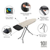 Ironing Board C, 124x45 cm, Solid Steam Unit Holder -  Denim Grey