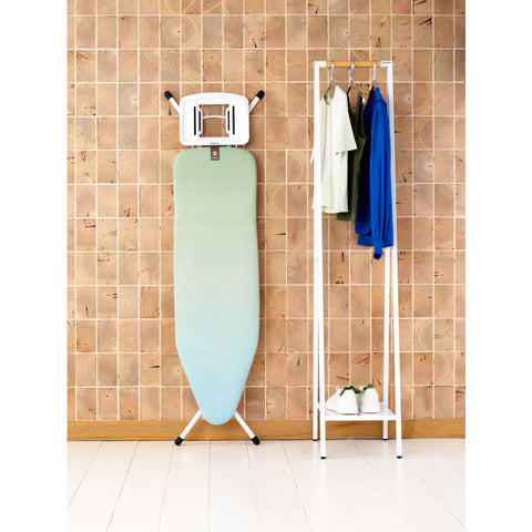 Ironing Board B 124x38 cm Solid Steam Iron Rest - Soothing Sea