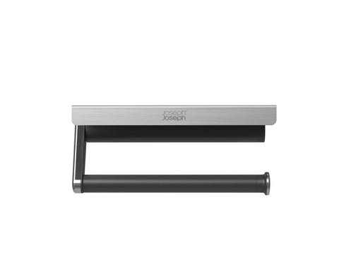 RollGrip™ Under-Shelf Stainless-Steel Kitchen Roll Holder