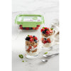 Glass leakproof Container Rect. 370ml