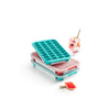 Industrial Ice Cube Tray with Lid - Turquoise