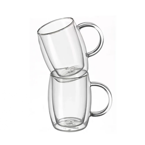 Brau Twin Wall Mug 2 Piece Set, 400ml