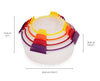Nest™ Lock 8-Piece Multicolour Mixed Food Container Set