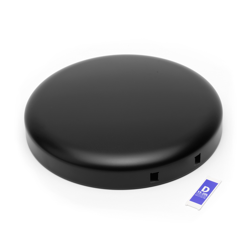 Lid Pedal Bin NewIcon 20 litre MattBlack