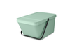 Sort & Go Stackable Waste Bin 20 litre - Jade Green