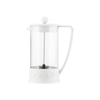 Brazil French Press Coffee Maker 8 Cup, 1L - White