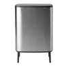 Bo Touch Bin Hi 60 litre - Matt Steel Fingerprint Proof