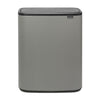 Bo Touch Bin 60 litre - Mineral Concrete Grey