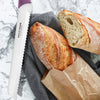 Spectrum 20cm Bread Knife - Lavender