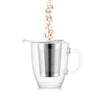 Yo-Yo Set Mug + Tea Strainer 350ml - Chrome