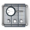 Platform Folding Sink Drainer Grey