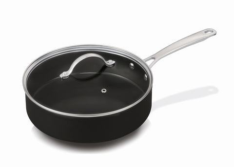 Chrome Ceramic 24cm Sauté Pan with lid