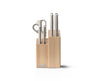 Elevate™ Fusion 5-piece Knife & Scissor Set with Beechwood Block