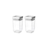 Tasty+ Stackable Canister, Set of 2 (2 x 0.15 litre) - Light Grey