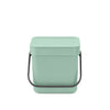 Sort & Go Waste Bin 3 litre - Jade Green