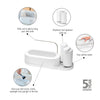 SinkStyle Organiser Set of 3 - Mineral Fresh White