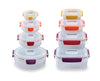 Nest™ Lock 8-Piece Multicolour Mixed Food Container Set