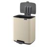 Bo Pedal Bin 12 Litre - Soft Beige