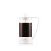 Brazil French Press Coffee Maker 3 Cup, 0.35L - White