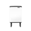 Bo Waste Bin Hi 7 litre - White