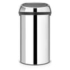 Touch Bin 60 Litre - Brilliant Steel