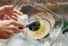 SinkTech™ Washing Up Brush with Steel Stand