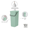 Sort & Go Waste Bin 40 litre - Jade Green