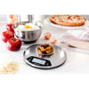 Digital Kitchen Scale, Round - Matt Steel