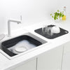 Washing Up Bowl with Drying Tray - Dark Grey