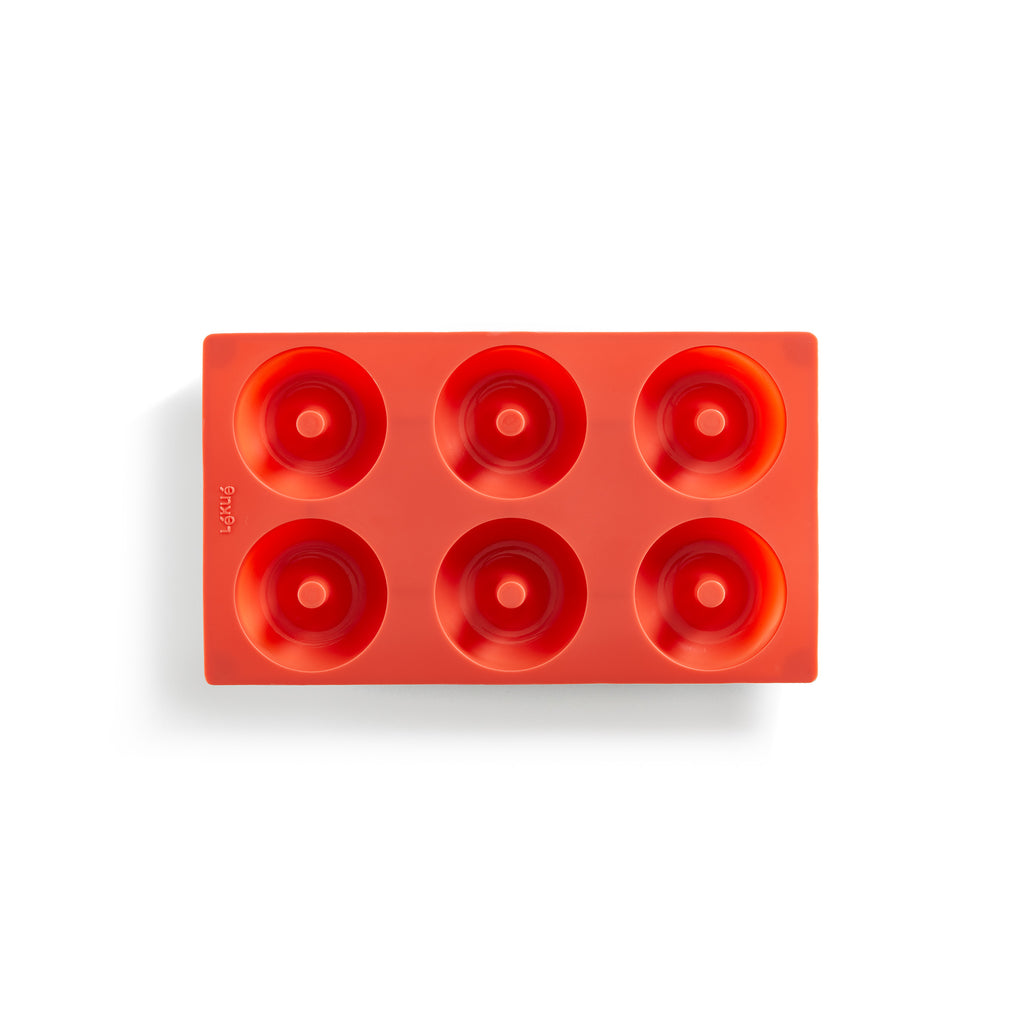 Doughnuts Mould - 6 cav - Red