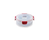 Nest™ Lock 4-Piece Red 1L Round Food Container Set