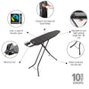 Ironing Board 110x30cm (A) Steam Iron Rest - Denim Black