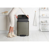 Bo Pedal Bin 60 litre - Platinum