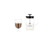 Latteo Milk Frother 250ml - Glass/Black