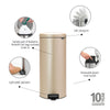 Pedal Bin NewIcon 30 Litre - Metallic Gold