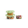 3pc Square Glass leakproof Containers