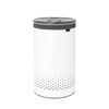 Laundry Bin 60 litre - White with Dark Grey Lid