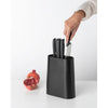 Tasty+ Knife Block with 5 Knives - Dark Grey