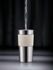 Travel Coffee Press Set 350ml Stainless Steel / White