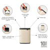 Bo Waste Bin 4 litre - Soft Beige