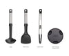 Elevate™ Fusion 3-Piece Stainless-steel Utensil Set with Compact Stand