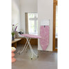 Ironing Board C, 124x45 cm, Solid Steam Unit Holder - Lilac Waves