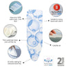 Ironing Board Cover (B) 124x38cm, Complete Set PerfectFlow - Bubbles