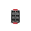Non-Stick Muffins Mould - 6 cav - Red