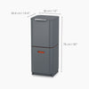 Totem Compact 40L Bin - Graphite