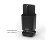 EasyStore™ Matt Black Toothbrush Holder