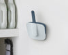 CleanStore Wall-Mounted Dustpan & Brush - Blue