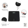 Battery Free Bathroom Scale - Dark Grey