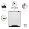 Bo Pedal Bin 60 litre - White