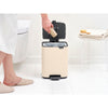 Bo Pedal Bin 7 Litre - Soft Beige